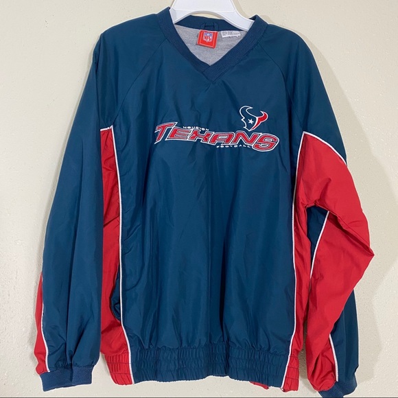 NFL Other - NFL Pull Over Jacket V Neck LARGE TEXANS JACKET , Pullover FOR KIDS